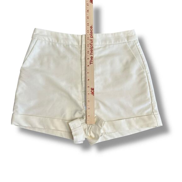 Endless Rose Cream Tailored High Waist Shorts‎ Resort Anthropologie Vibes Medium - Picture 4 of 12